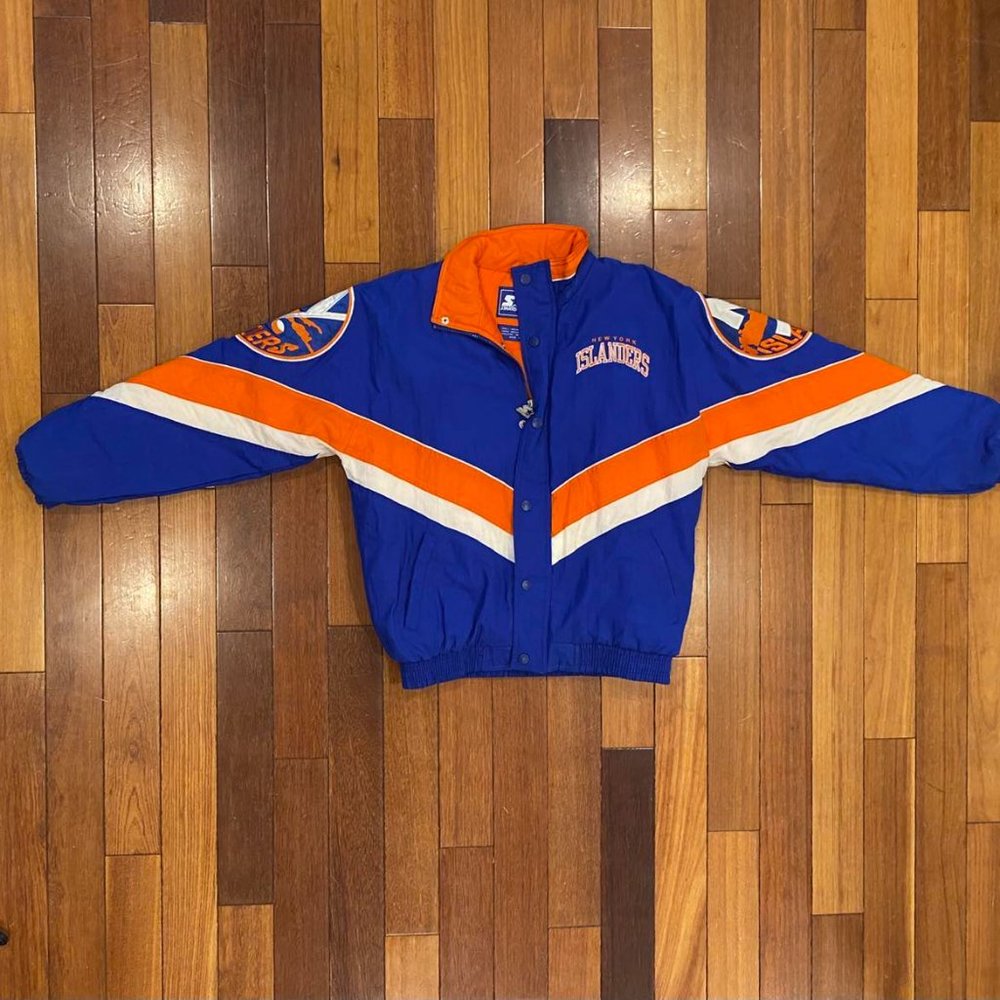 New York Islanders Vintage Starter Jacket - Men's M - Picture 3 of 3